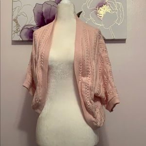 Pink cardigan